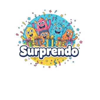 Grupo de monstruos de Surprendo de fiesta